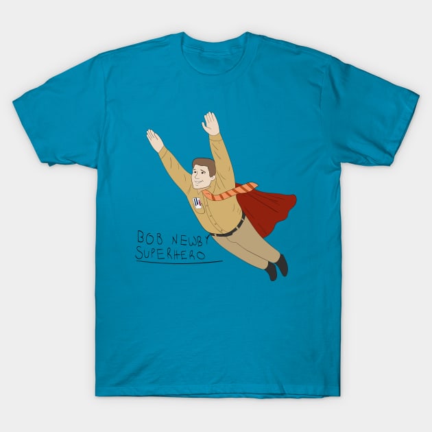 Bob Newby Superhero T-Shirt by Selinerd